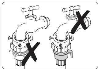 SAMSUNG WW9000 - Connect the water supply hose to the water tap. - 7