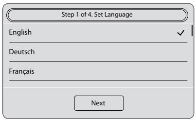 SAMSUNG WW9000 - STEP 1 - Set Language - 1