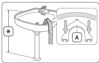 SAMSUNG WW9000 - Over the edge of a wash basin - 1
