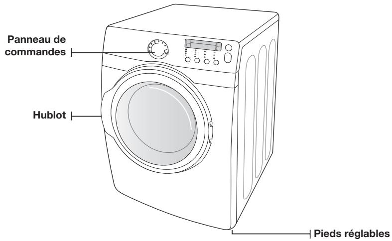 SAMSUNG DV350AEP - EXTÉRIEUR DU SÉCHE-LINGE - 1