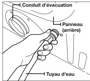 SAMSUNG DV405ETPASU - Méthode 1 : avec un raccord en y et un tuyau long - 3