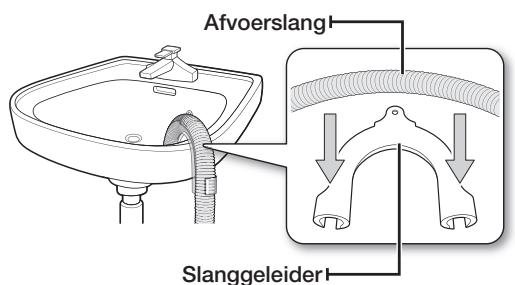 SAMSUNG WD0804Y8E - De afvoerslang aansluten - 1