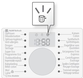 SAMSUNG WD0804Y8E - De automatische alarmfunctie voor Trommel reinigen - 1