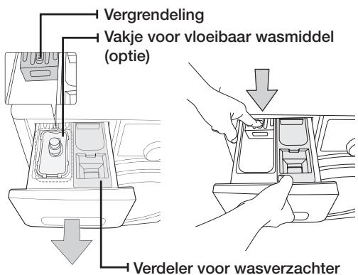 SAMSUNG WD0804Y8E - DE WASMIDDELLADE EN DE UITSPARING REINIGEN - 1