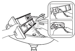 SAMSUNG ECO BUBBLE WD 0804 W8E - Nettoyage du TIROIR à lessive et du logement du TIROIR - 2