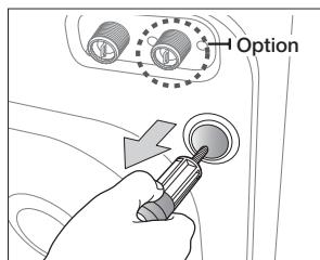 SAMSUNG ECO BUBBLE WD 0804 W8E - Enlever les vis de transport - 2