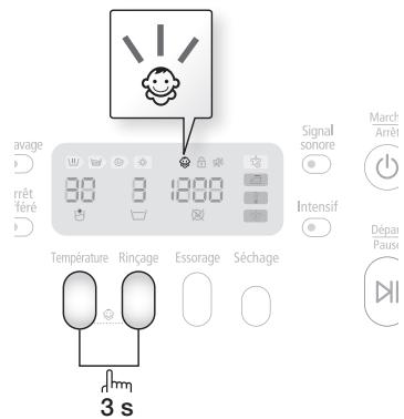 SAMSUNG WD1702RJV1 - Sécurité enfant - 2