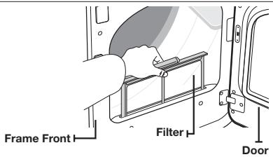 Frame Front Filter Door