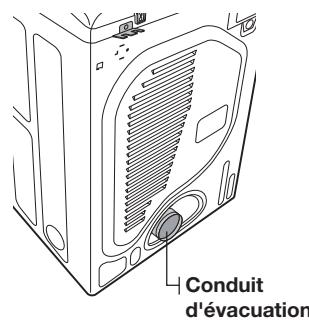 Conduit d'évacuation