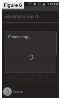Figure 8 WF455(782SAD1001CF) Connecting... Search