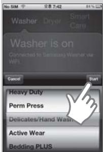 SAMSUNG DV455EVGSWR - Utilisation de l'application mobile - 4