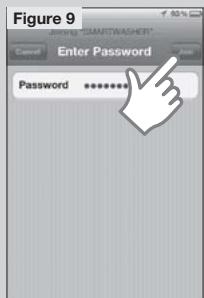 Figure 9 Joining "SMARTWASHER" Enter Password Password ********