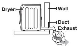 Dryer Wall Duct Exhaust