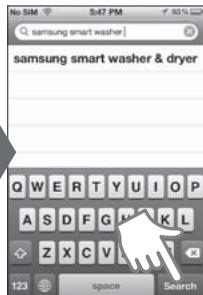 samsung smart washer & samsung smart washer & dryer Q W E R T Y U I O P A S D F G K L Z X C V 123 space Search