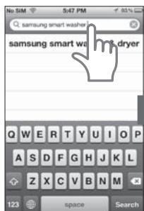 SAMSUNG DV455EVGSWR - Téléchargement de l'application téléphonique - 3