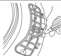 SAMSUNG DV455EVGSWR - INVERSION DU HUBLOT - 6