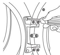 SAMSUNG DV455EVGSWR - INVERSION DU HUBLOT - 1