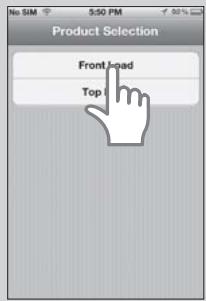 Product Selection Front Load Top