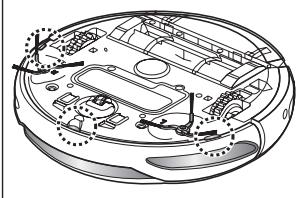 SAMSUNG NAVIBOT-SR8855 - Tem de desligar o interruptor de corrente na parte inferior da unidade principal antes de limpar o Aspirador Robot. - 4