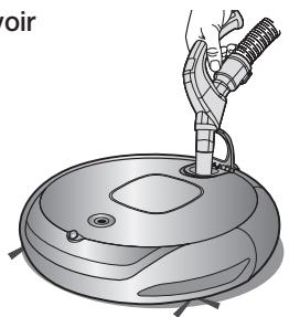 SAMSUNG NAVIBOT-SR8855 - MÉTHODE POUR VIDER RAPIDEMENT L'APPAREIL - 2
