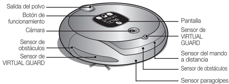 SAMSUNG NAVIBOT-SR8855 - NOMBRE DE CADA COMPONENTE - 1