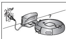 SAMSUNG NAVIBOT-SR8855 - Mantenha sempre o cabo eletrico do carregarador ligado à tomada de corrente. - 1