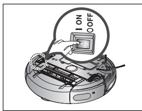 SAMSUNG NAVIBOT-SR8855 - APAGADO Y ENCENDIDO - 1