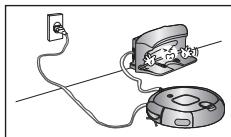 SAMSUNG NAVIBOT-SR8855 - Cuando instale la estación de energia, no deje el cable de alimentación expuesto en el sueño. - 1