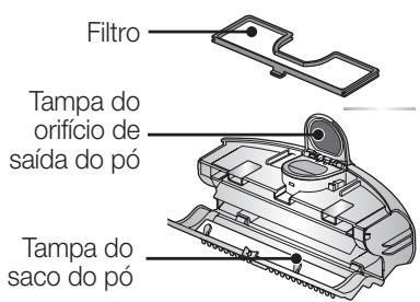 SAMSUNG NAVIBOT-SR8855 - [Estrutura do Compartmento do pó] - 1