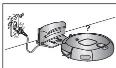 SAMSUNG NAVIBOT-SR8855 - Mantenga el cable de alimentacion del cargador constanmente enchufado en la toma de corriente. - 1