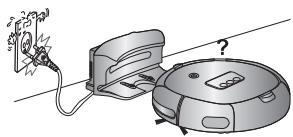 SAMSUNG SR8730 NAVIBOT LIGHT - Laissez toujours le cordon d'alimentation du chargeur branché dans la prise murale. - 1