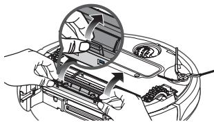 SAMSUNG SR8825 NAVIBOT - DE ZUIGBORSTEL REINIGEN - 4