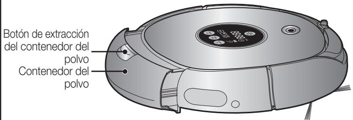 SAMSUNG SR8825 NAVIBOT - NOMBRE DE CADA COMPONENTE - 2