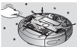 SAMSUNG SR8825 NAVIBOT - NETTOYAGE DU ROBOT ASPIRATEUR - 3