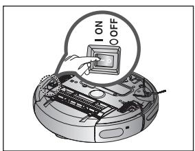 SAMSUNG SR8825 NAVIBOT - APAGADO Y ENCENDIDO - 1