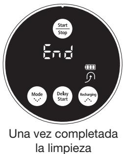 SAMSUNG SR8825 NAVIBOT - Acerca de la funciona de reanudar la limpieza - 1