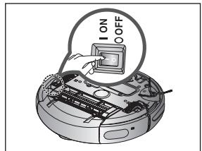 SAMSUNG SR8825 NAVIBOT - DE AAN-UITSCHAKELAAR GEBRUIKEN - 1