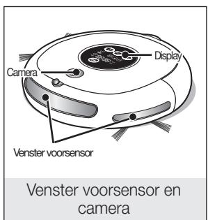 SAMSUNG SR8825 NAVIBOT - U moet de aan-uitschakelaar aan de onderkant van het apparaat in de uitstand zetten voordat u de robotstofzuiger gaat reinigen. - 3