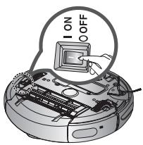 SAMSUNG SR8825 NAVIBOT - You'vedez eteindre le bouton de mise sous tension situé sous l'unité principale avant de la nettoyer. - 1
