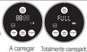 SAMSUNG SR8825 NAVIBOT - Verifique o estado da energia do aspirador robot. - 1
