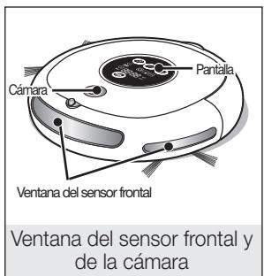 SAMSUNG SR8825 NAVIBOT - Desactive el conmutador de encendido de la parte inferior de launidad principal antes de limpiar la aspiradora robot. - 3