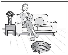 SAMSUNG SR8825 NAVIBOT - Contactez le centre d'assistance clientèle Samsung Electronics pour replacer la batterie. - 2