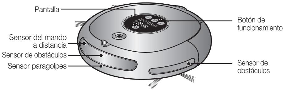 SAMSUNG SR8846 NAVIBOT - NOMBRE DE CADA COMPONENTE - 1