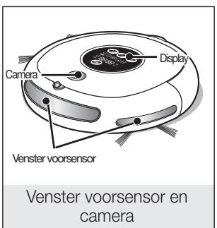 SAMSUNG SR8846 NAVIBOT - U moet de aan-uitschakelaar aan de onderkant van het apparaat in de uitstand zetten voordat u de robotstofzuiger.gaat reinigen. - 3