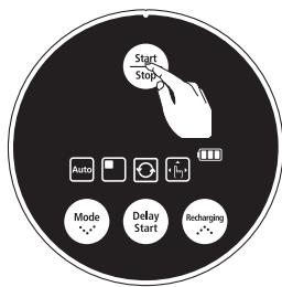 SAMSUNG SR8849 NAVIBOT - Desligar - 2