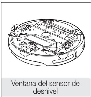 SAMSUNG SR8875 NAVIBOT SILENCIO - Desactive el conmutador de encendido de la parte inferior de la unidad principal antes de limpiar la aspiradora robot. - 3
