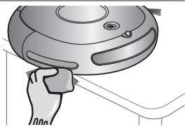SAMSUNG SR8875 NAVIBOT SILENCIO - NETTOYAGE DE LA BROSSE ROTATIVE LATÉRALE - 4