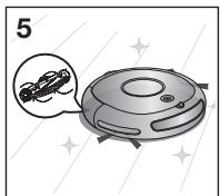 SAMSUNG SR8875 NAVIBOT SILENCIO - LES DIFFÉRENTS MODES DE NETTOYAGE - 5