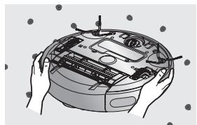 SAMSUNG SR8875 NAVIBOT SILENCIO - NETTOYAGE DE LA ROUE D'ENTRAÎNEMENT - 2
