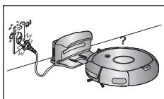 SAMSUNG SR8875 NAVIBOT SILENCIO - Houd het netsnoer van het oplaadstation altijd op het stopcontact aangesloten. - 1